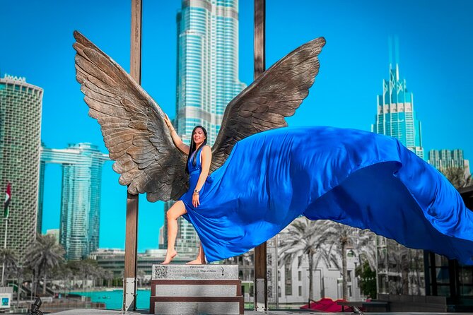Burj Khalifa Flying Dress Instagram Videography Shoot - Booking, weather, and timing advice