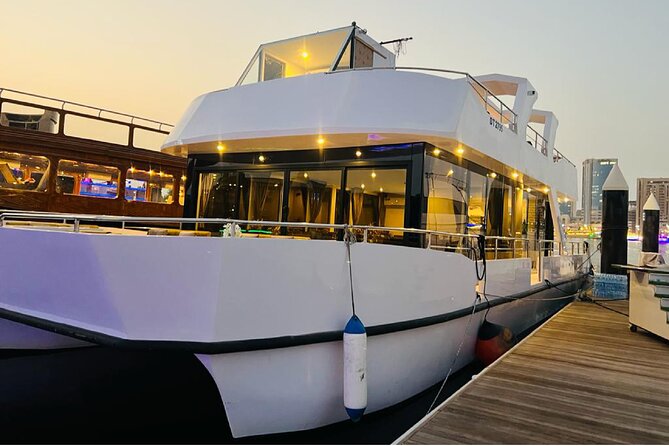 Catamaran Cruise with Dinner at Al Jaddaf Waterfront Dubai - Dinner, music, and live entertainment