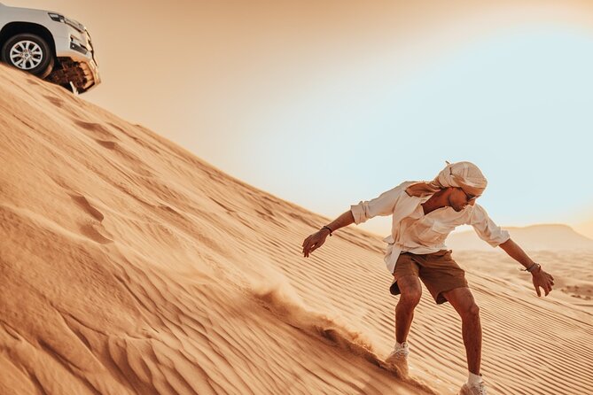 Combo:Private Desert Safari + dinner & ATV Self-drive/Quad Bike - From Dubai streets to the red dunes