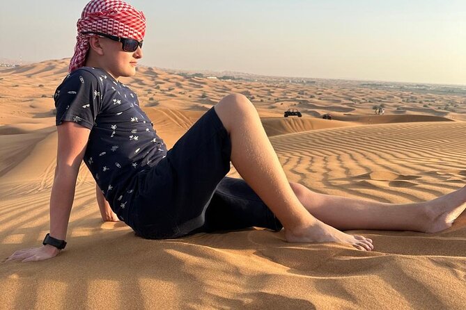 Desert Adventure Safari - Sandboarding and the sunset photo stop