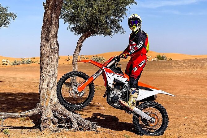 Desert Motorbike Tour in Dubai - Getting used to sand and the motorcycle