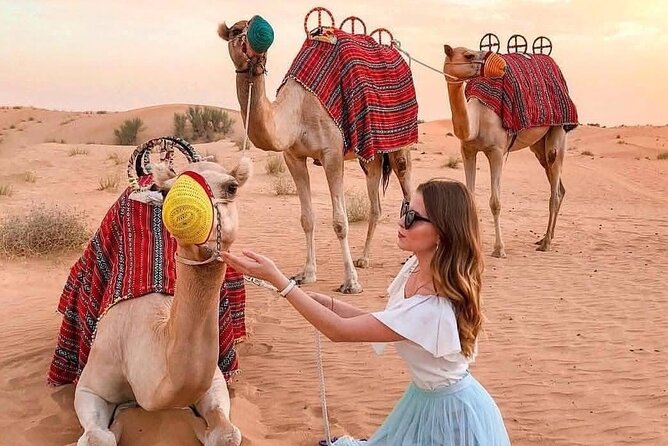Desert Safari Adventure Dubai - Arabic coffee, dates, and the welcome at camp