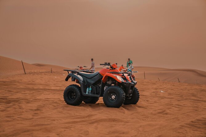 Desert Safari Adventures: Dune Bashing, Camel Rides, and BBQ, ATV - BBQ dinner and the evening shows