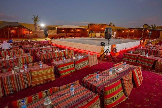 Desert Safari Dubai at Evening with BBQ Dinner - Belly dance, Tanura, and fire performances