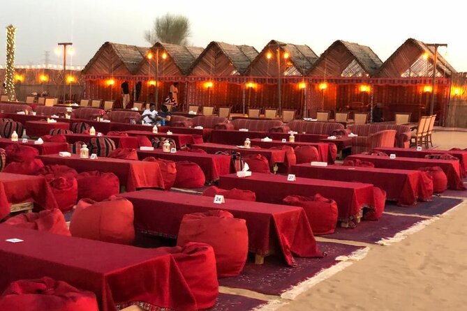 Desert Safari Dubai with BBQ Dinner & Camel Ride - Belly dancing, Tanoura, and the fire show