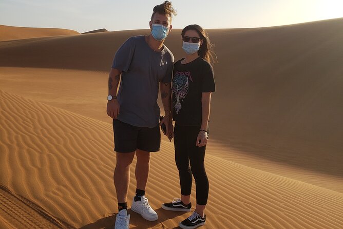 Desert Safari Dubai with Buffet Dinner & 3 live shows - The Bedouin-style camp and its short camel ride