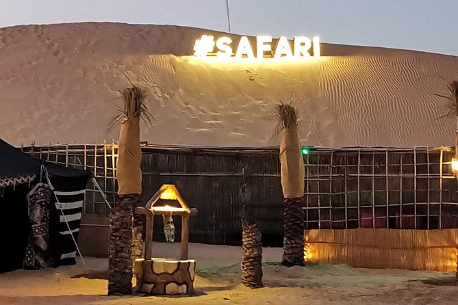 Desert Safari Experience 4×4 Pick and Drop from Abu Dhabi - Arriving at CG Safari Abu Dhabi Camp