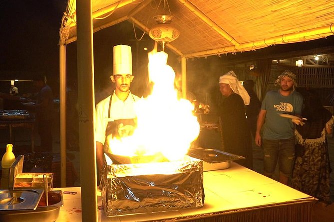 Desert Safari in 4X4 through Lahbab Desert with BBQ Dinner - BBQ dinner and the evening entertainment