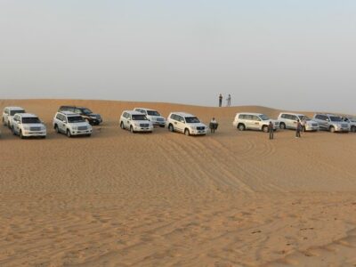 Desert Safari in a 4 x 4 with Sand Ski and Camel Ride from Dubai