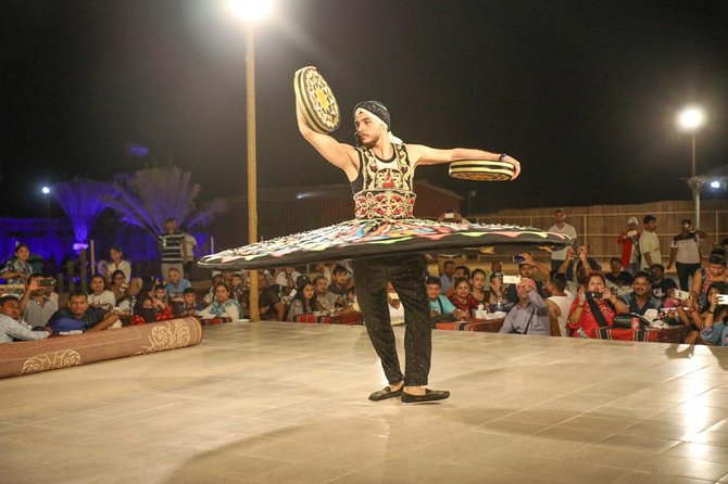 Desert safari in Dubai Red Dunes with BBQ VEG Dinner & Quad Bike - Vegetarian BBQ dinner and evening entertainment