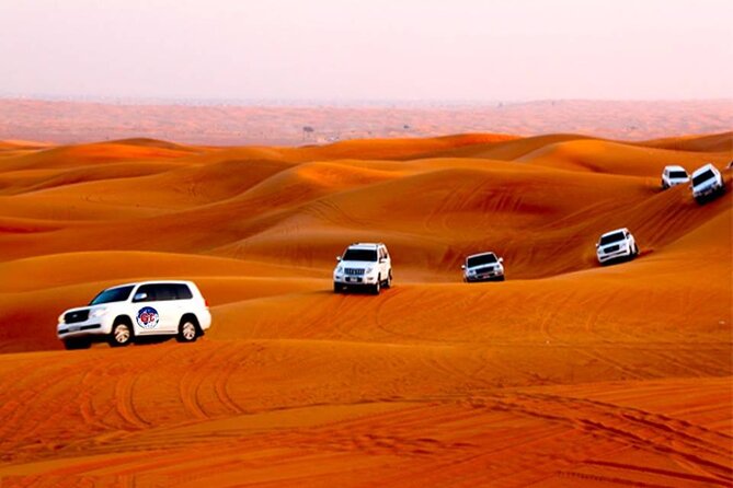 Desert Safari -Live Shows, BBQ Dinner, Dune Bashing and lot more. - Afternoon pickup and the drive beyond Dubai
