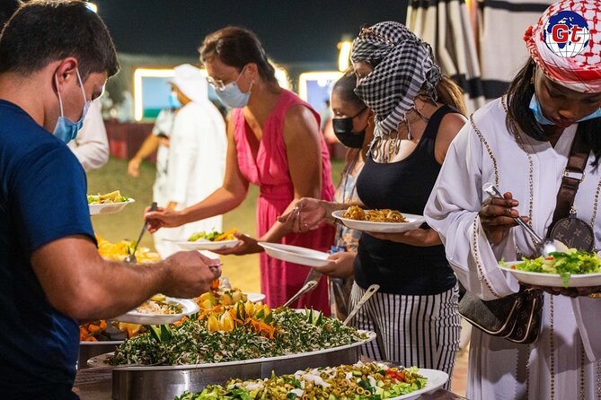 Desert Safari -Live Shows, BBQ Dinner, Dune Bashing and lot more. - Belly dancing, tanoura, and the fire show