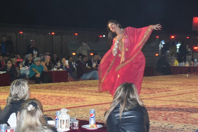 Desert Safari Tour, Quad Bike with BBQ Dinner & Show from Dubai - Camel riding, coffee, and the camp pause