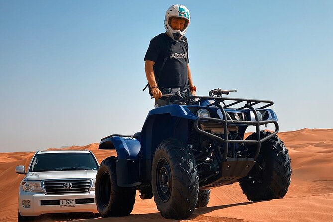 Desert Safari with 30 Minutes Quad Biking on High Red Dunes (Complete Package) - Quad biking on Dubai’s high red dunes