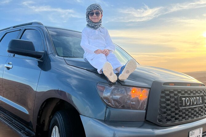 Desert Safari with 4x4 Dune Bashing Camel Ride Sand Boarding - 4x4 dune bashing brings the biggest burst of excitement
