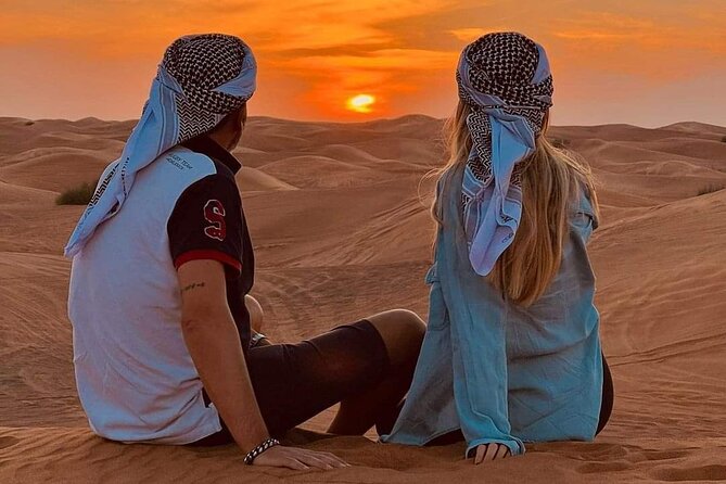 Desert Safari with BBQ Dinner, Camel Ride, Sand Board & Live Show - BBQ buffet and evening shows