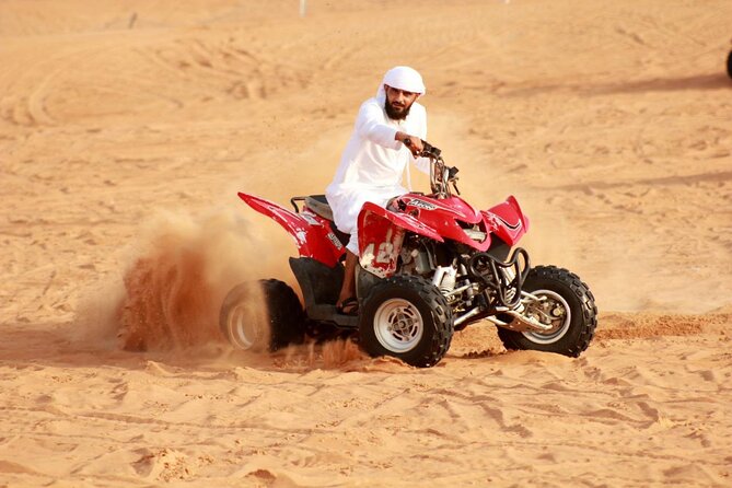 Desert Safari With BBQ Dinner, Quad Ride And And Sand-boarding - The quad ride: fun, but aimed at beginners