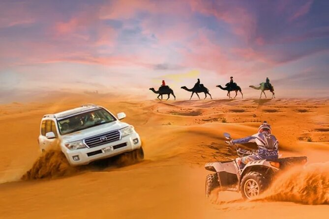 Desert Safari with Camel Riding and BBQ Dinner - Lahbab’s red dunes deliver the main thrill