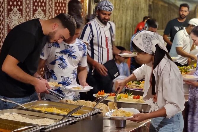Desert Safari with Dune Bashing and Dinner In Dubai - A BBQ dinner with plenty of choice