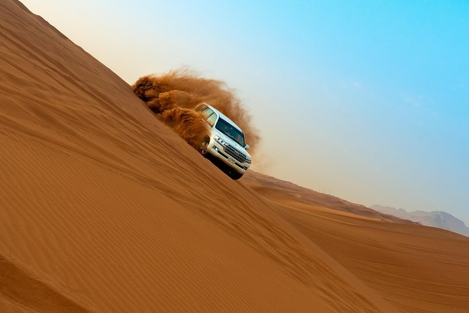 Desert Safari with Entertainment & BBQ Dinner-Heritage Camp - Sunset photos on the open sand