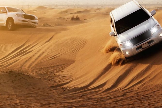 Desert Safari with live shows and BBQ Dinner - Camel riding and a Bedouin-style camp