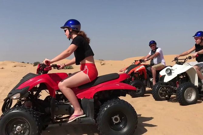 Desert Thrills: Evening Safari with Quad Bike & Camp Activities - Al Awir camp after dark