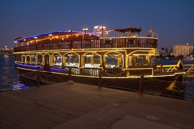 Dhow Cruise Creek - Bur Dubai from the water, with museums and restored buildings