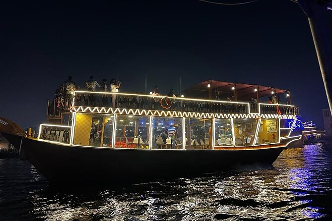 Dhow Cruise with Dinner and Live Entertainment at Dubai Al Seef - Al Fahidi, wind towers, and the older side of Dubai