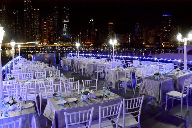 Dhow Cruise with Dinner at Dubai Marina - Music and the short onboard show