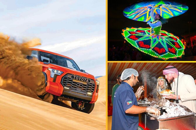 Dinner in the Desert with Traditional Show & Optional Activities - Key points to know before you book
