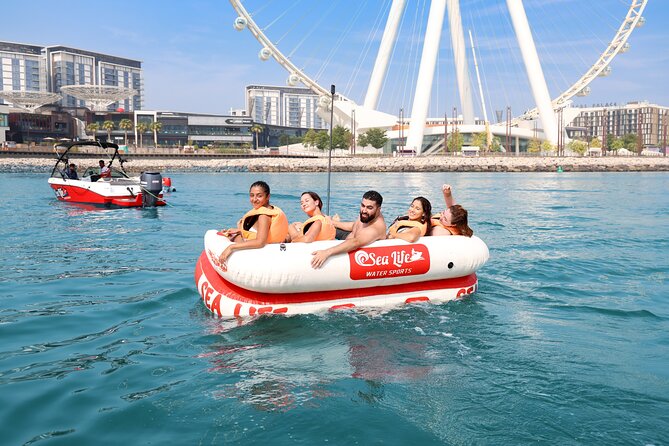 Donut or Sofa Boat Ride Watersport Tour Package in Dubai - Meeting the team at Dubai Harbour
