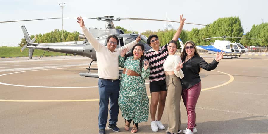 Dubai: 17-Minute Helicopter Tour over Palm Jumeirah - Burj Al Arab and the first coastal views