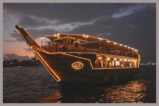 Dubai: 2-Hour Evening Dhow Cruise and Dinner - Dubai Creek, Canal, or Marina After Dark