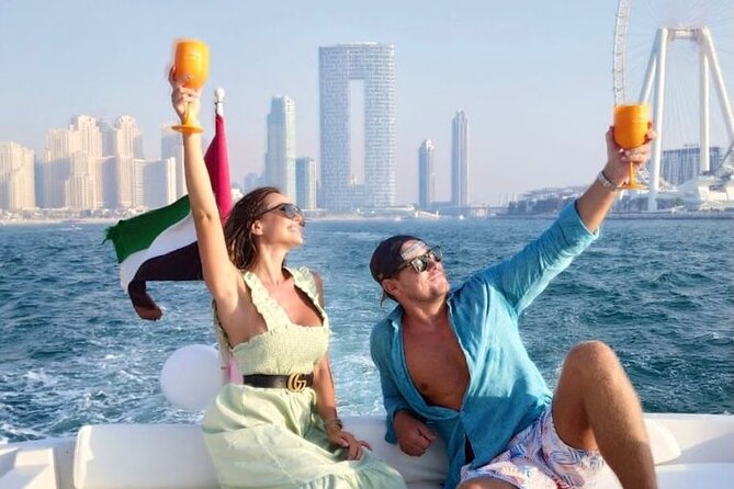 Dubai 3 Hour Private Luxury Yacht Charter with Jet Ski Option - Burj Al Arab from the sea