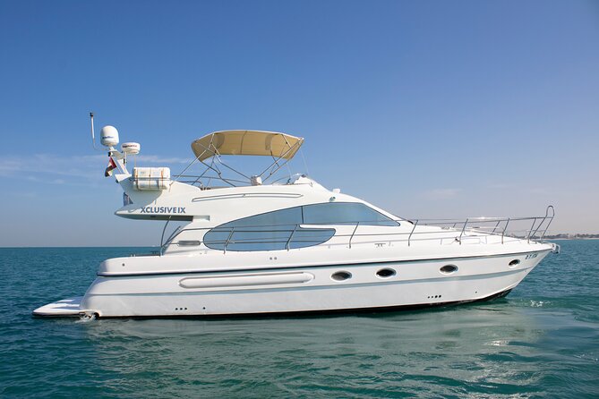 Dubai 3 Hour Private Luxury Yacht Charter with Jet Ski Option - Palm Jumeirah and Atlantis