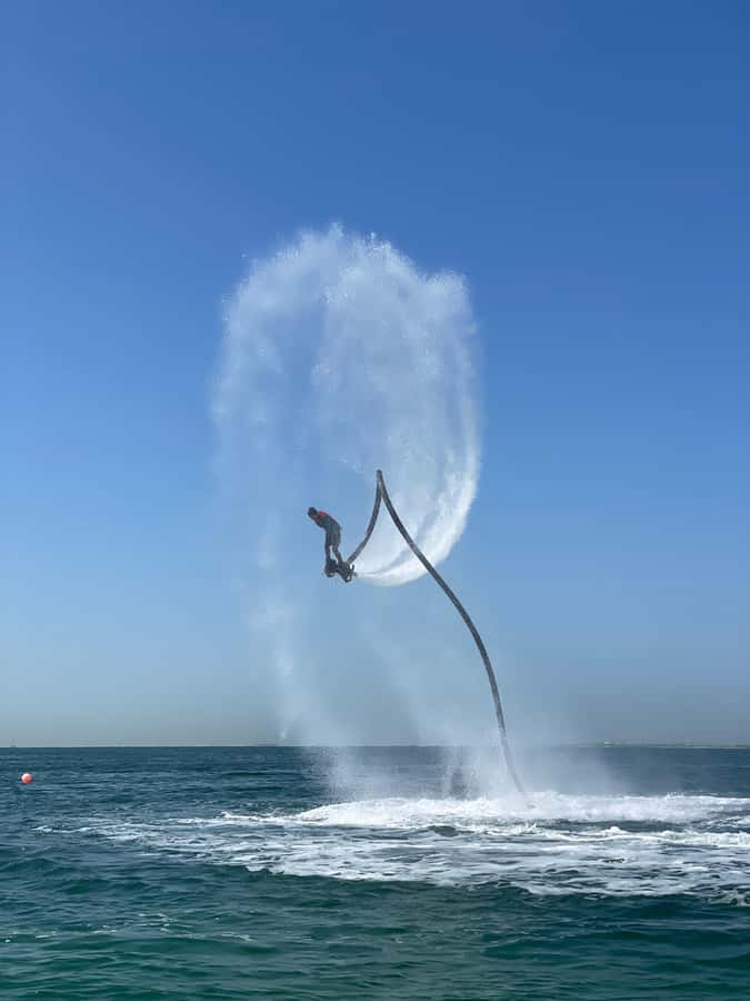 Dubai: 30-minute Flyboard with Instructor and Free Ice Cream - The safety briefing sets the tone