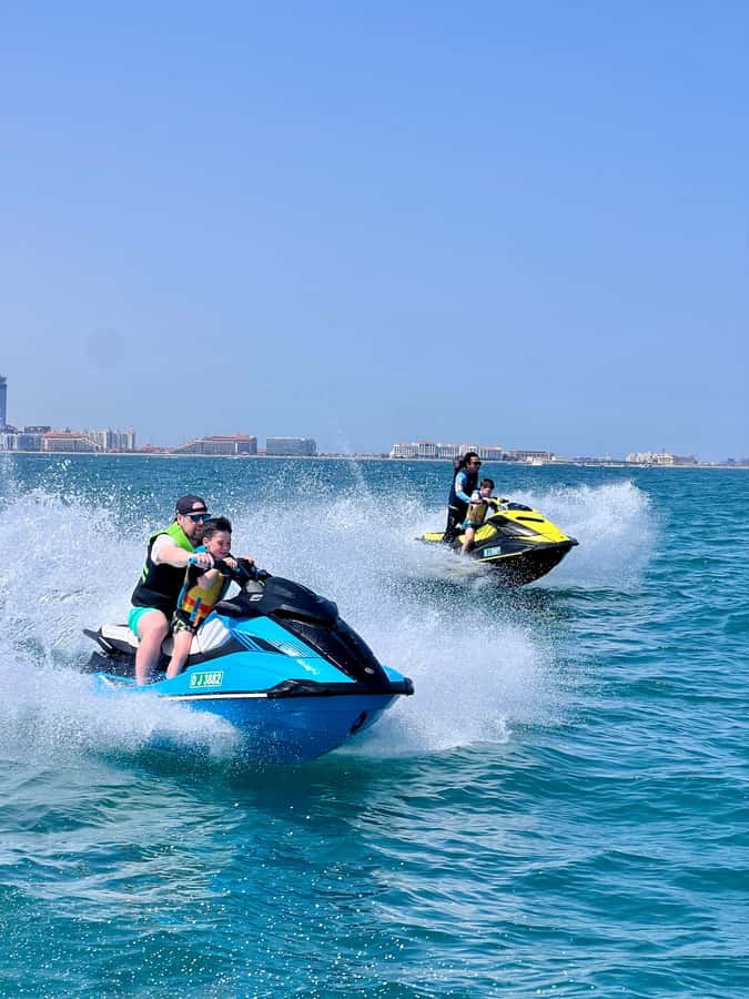 Dubai: 30-Minute Jetski Tour - Arriving at Umm Suquem 1 Harbor