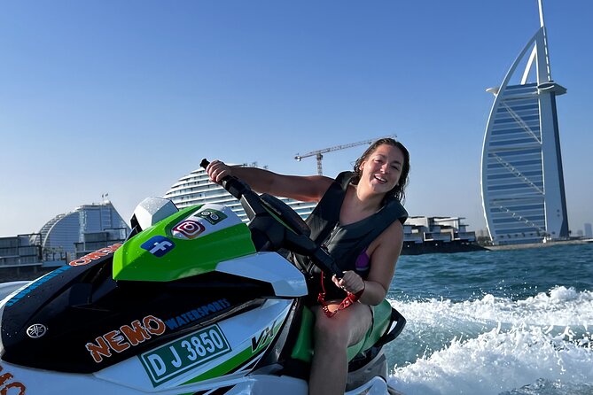 Dubai: 30min Jet Ski: Burj Al Arab w Pics, Videos, free Ice Cream - Choosing your departure time