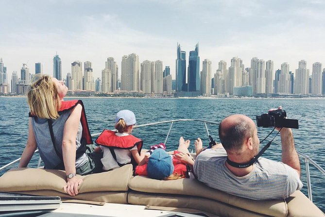 Dubai 3h Sea escape: Swim! Tan! Sightsee! - Dubai Marina from the water