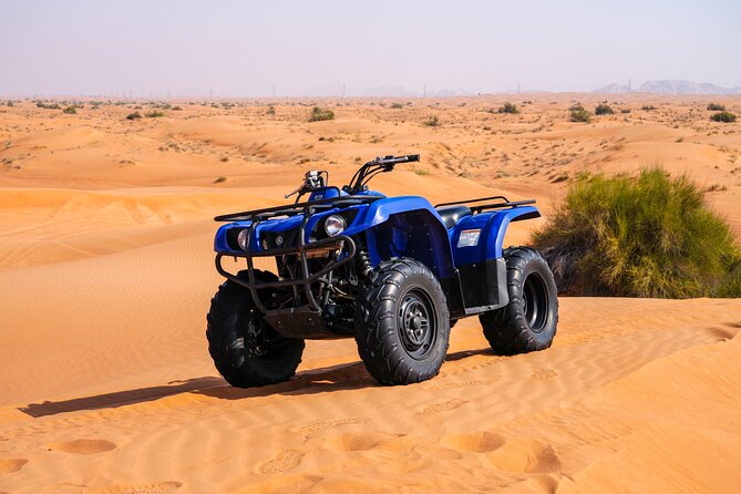 Dubai 4-5 hours Private Quad Bike Tour, Camel Ride and Softdrinks - Heat, fitness, and what to bring