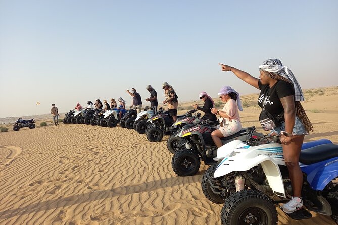 Dubai: 60Minute Self-Drive ATV Quadbike, Camel Ride, Sand Surfing - The 60-minute ATV ride is the main event