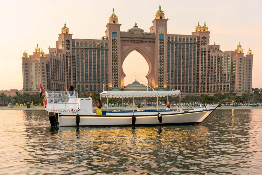 Dubai: Abra Boat Tour in Atlantis, Palm, Ain Dubai & Marina - Dubai from the water, not another glass tower