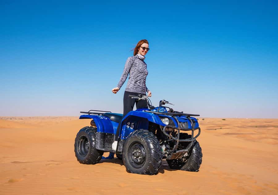 Dubai: Adventure Quad Bike Safari, Camel Ride & Refreshment - What to bring and what to leave behind