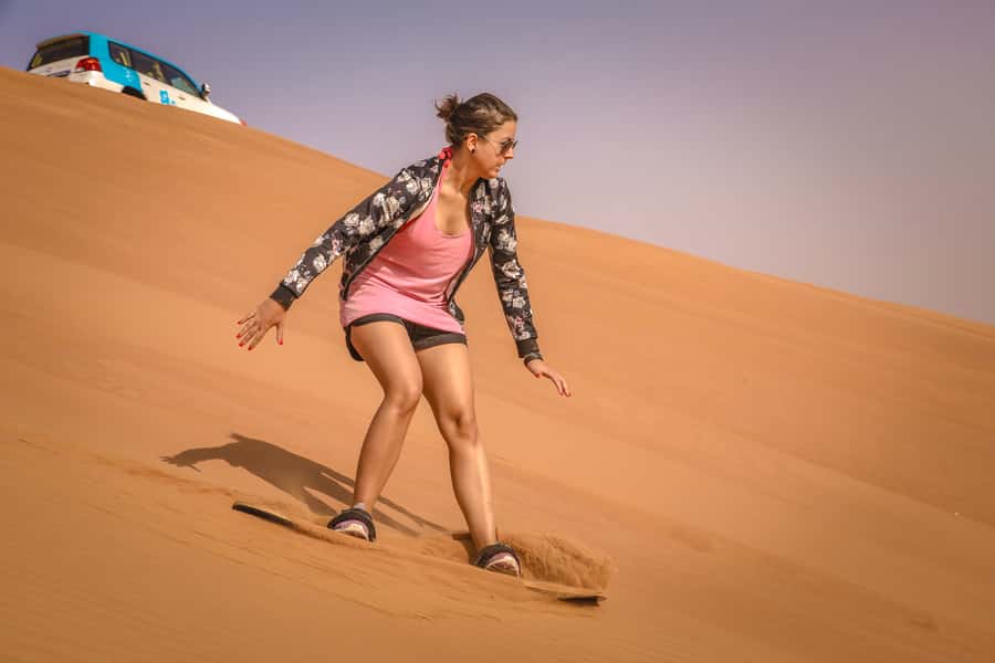 Dubai: Adventure Quad Bike Safari, Camel Ride & Refreshment - Getting ready for the 60-minute quad-bike ride