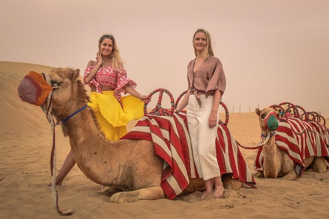 Dubai: Adventure Quad Bike Safari, Camel Ride & Refreshments - From Dubai hotels to Lahbab’s red dunes