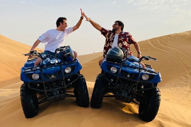 Dubai: Adventure Quad Bike Safari, Camel Ride & Refreshments - A slower look from the camel saddle