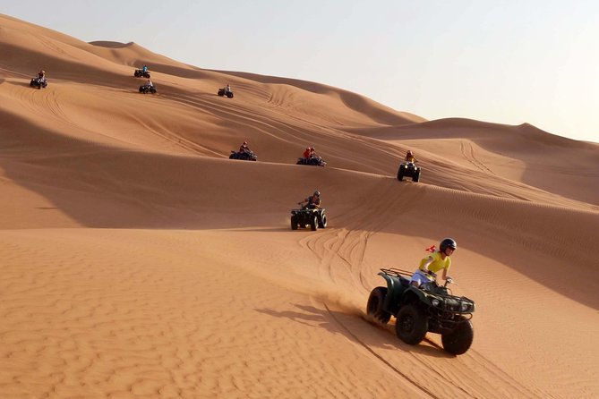 Dubai: Adventure Quad Bike Safari, Camel Ride & Refreshments - What the $69.42 price really covers