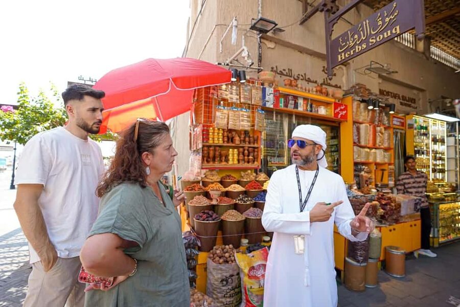 Dubai: Ain Dubai Wheel, Blue Mosque & Half-Day Guided Tour - Souk Madinat and the Burj Al Arab photo stop