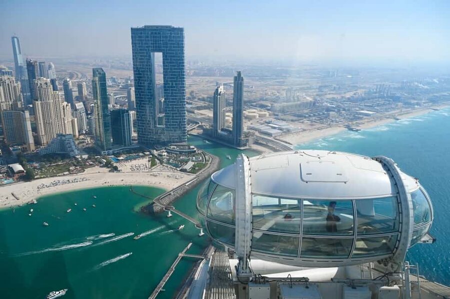 Dubai: Ain Dubai Wheel, Blue Mosque & Half-Day Guided Tour - The Museum of the Future photo stop