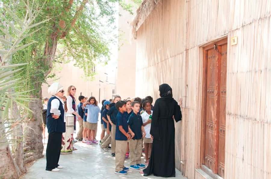 Dubai: Al Fahidi Historical District Heritage Tour - A welcome at the SMCCU windtower house